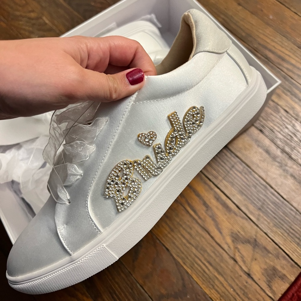 Betsy Johnson Bride Sneakers